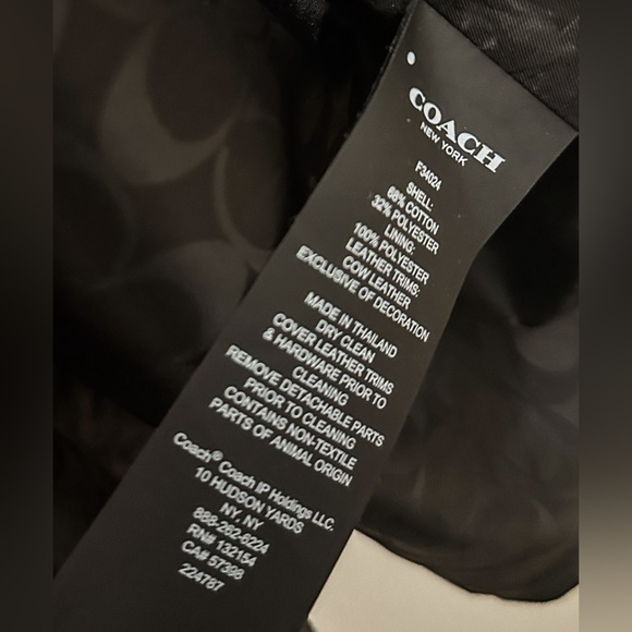 Coach Women’s Trench Coat - Black - Size XL - Excellent condition. - Picture 7 of 10